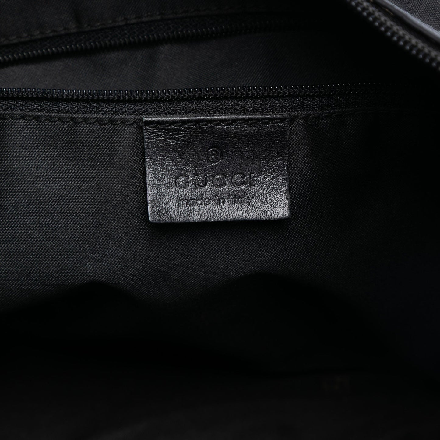 Gucci GG Nylon Bamboo Shoulder Bag