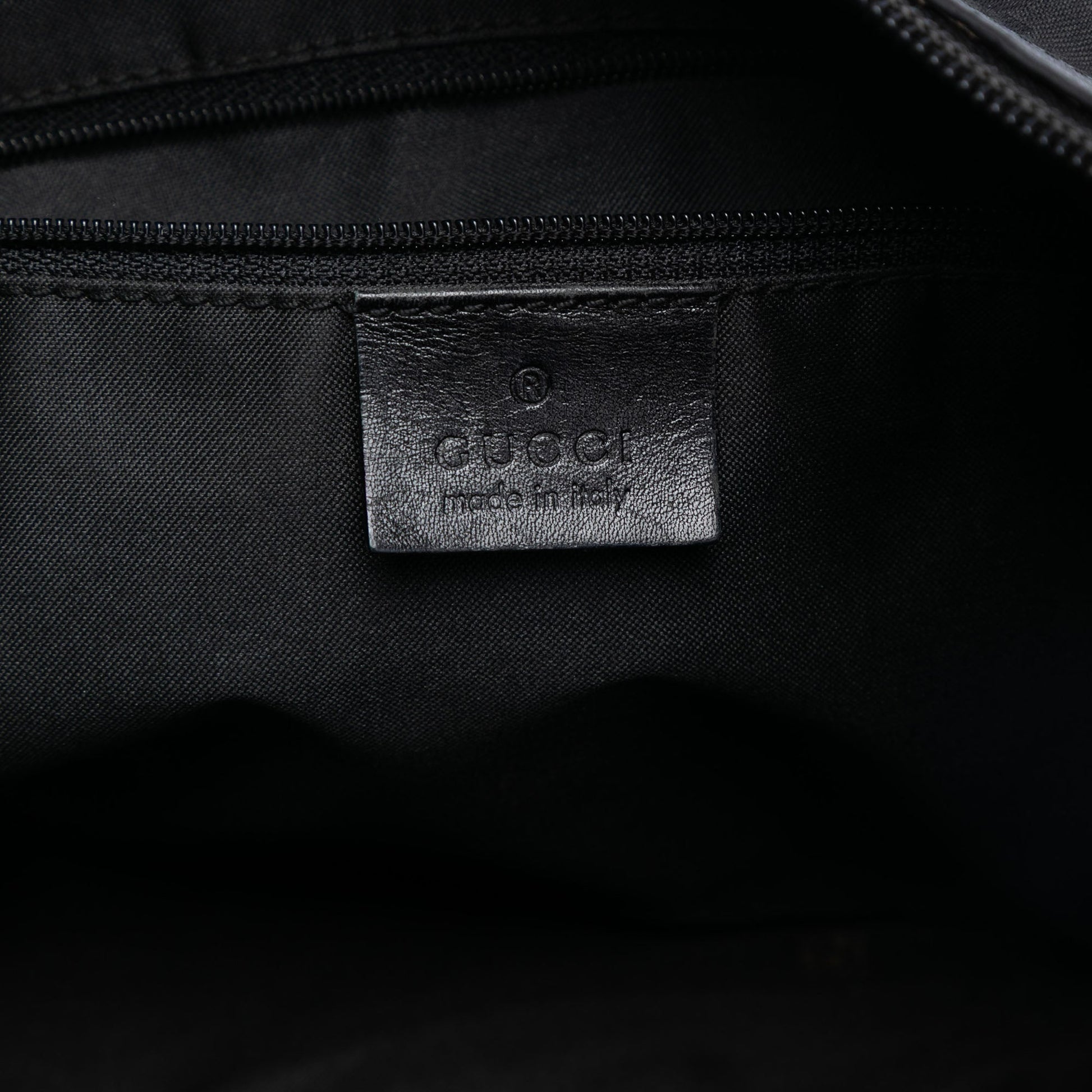 Gucci GG Nylon Bamboo Shoulder Bag