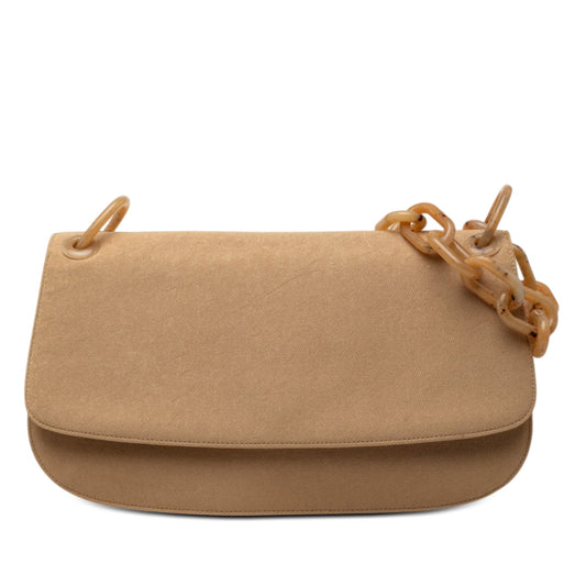 Prada Canvas Resin Chain Shoulder Bag