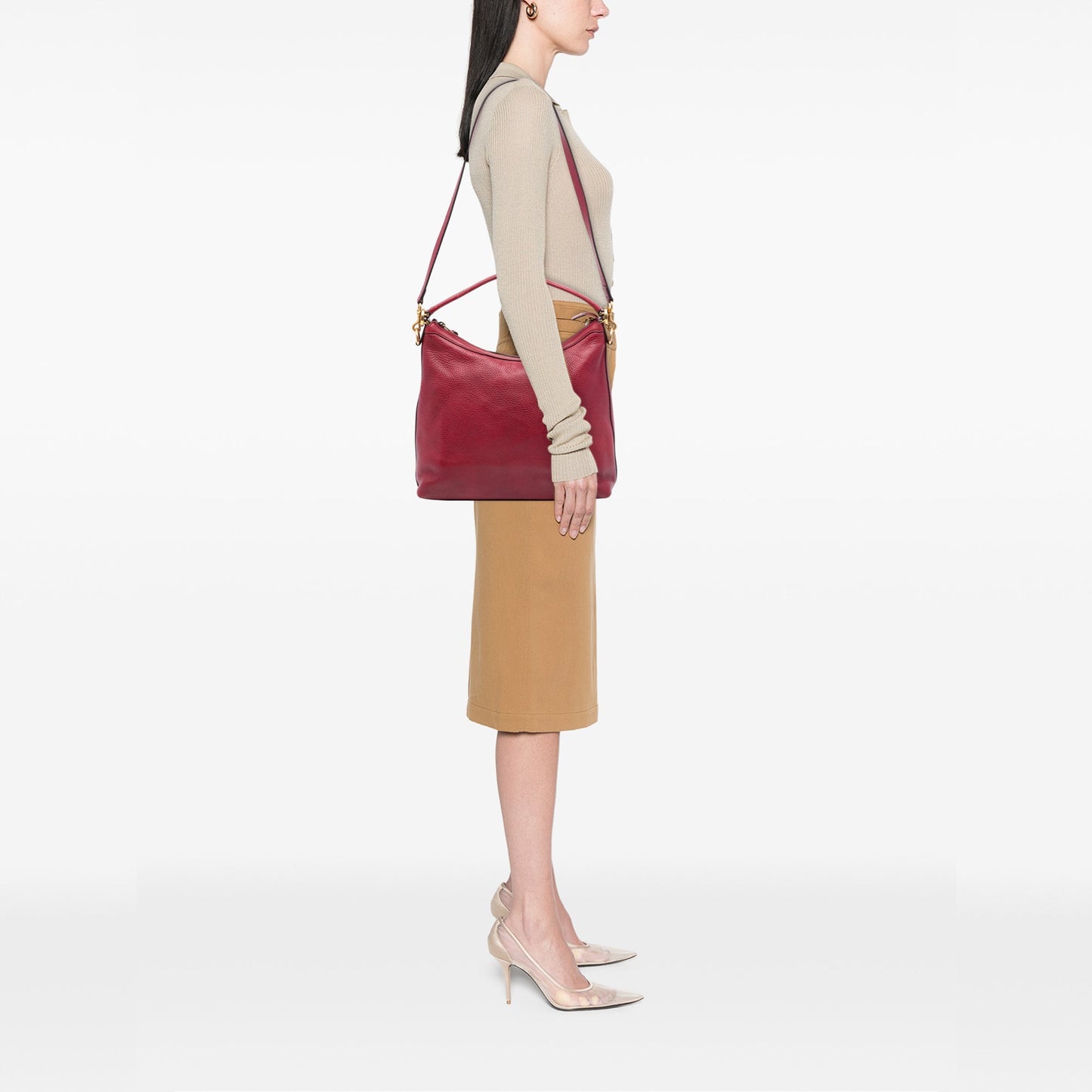 Gucci Small Grained Calfskin Miss GG Satchel