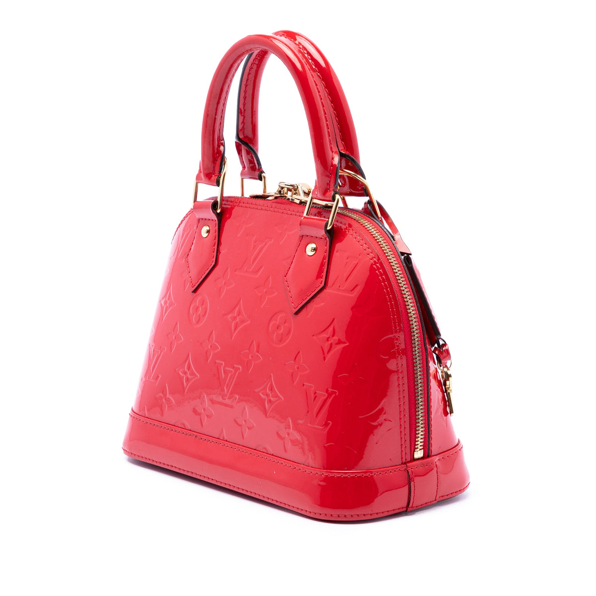 Louis Vuitton Monogram Vernis Alma BB — Red