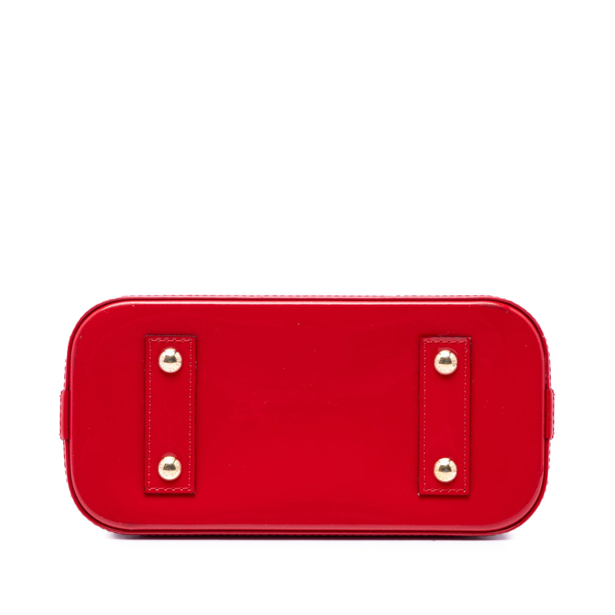 Louis Vuitton Monogram Vernis Alma BB — Red