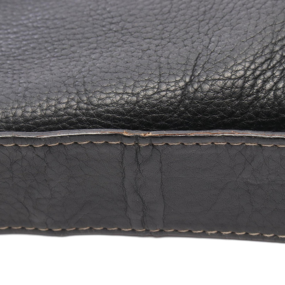 Dior Leather Baudrier Saddle Bag — Black