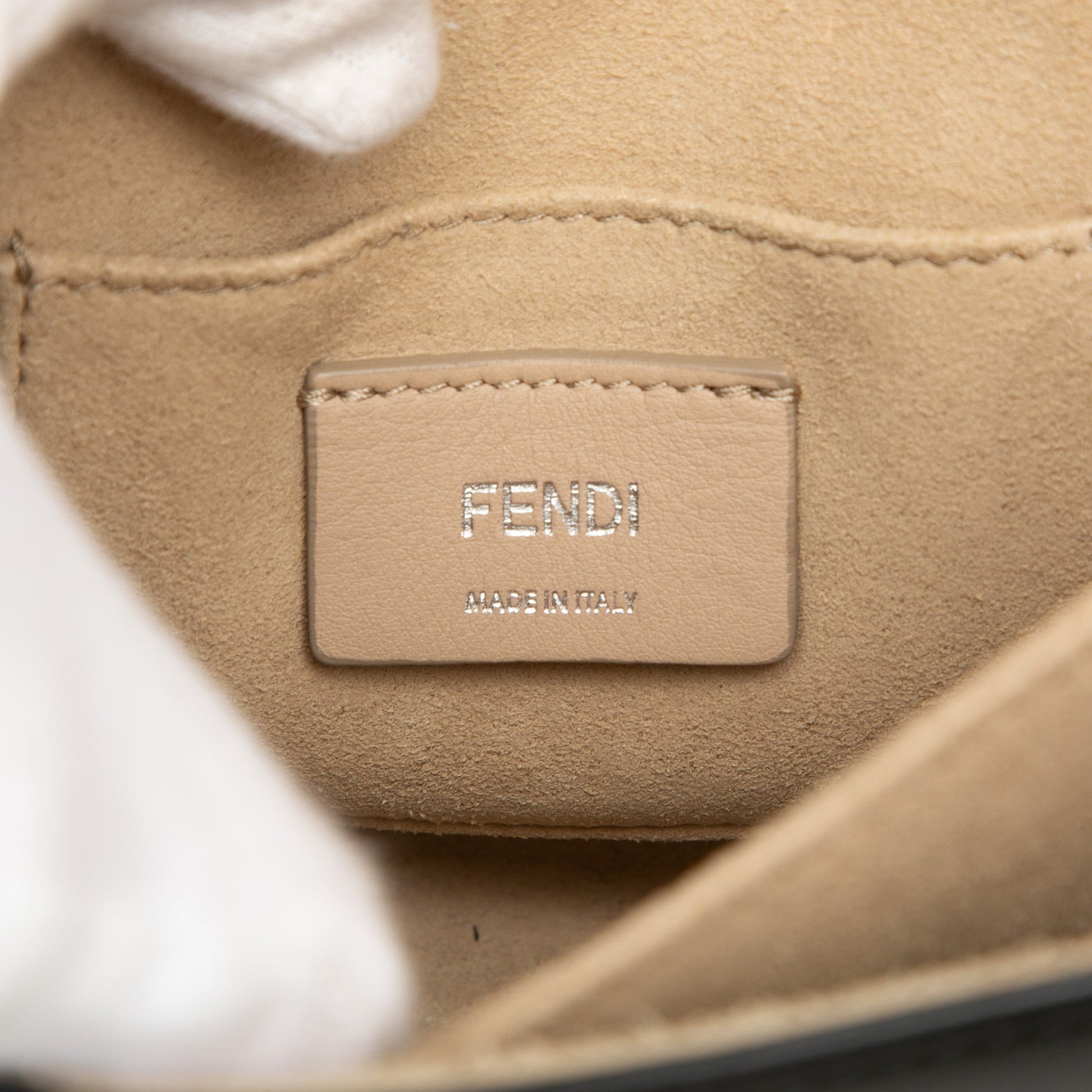 Fendi Small Leather Kan I Crossbody