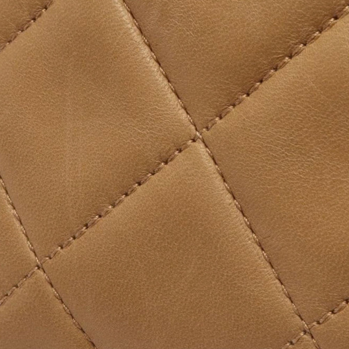 Chanel CC Quilted Lambskin Tassel Camera Bag — Beige