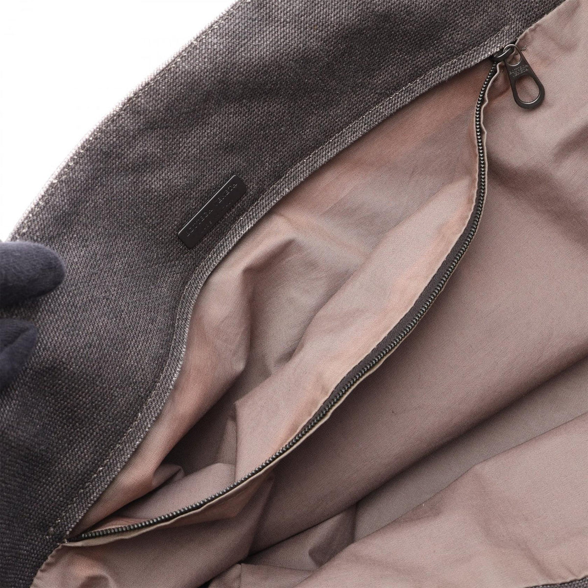Bottega Veneta Canvas Tote — Gray