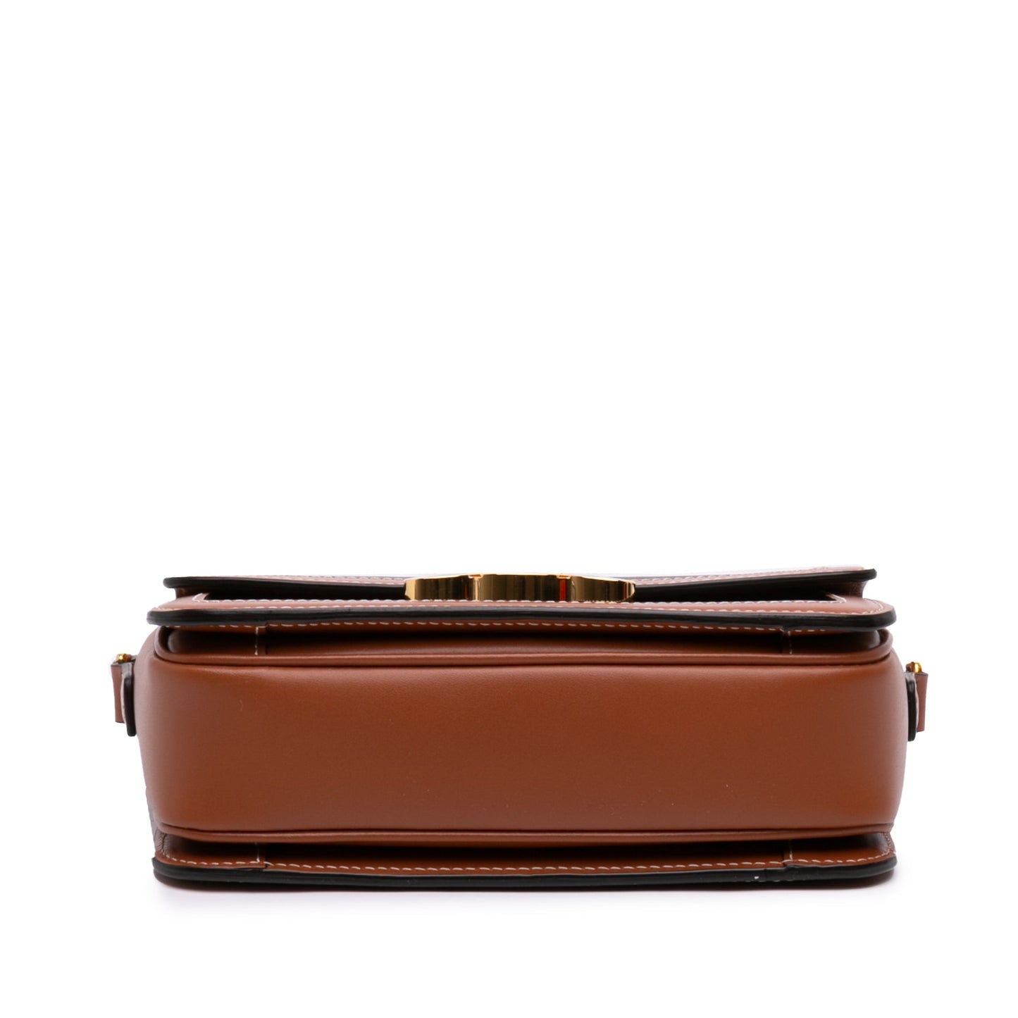 Celine Teen Triomphe Coated Canvas and Calfskin Triomphe Crossbody