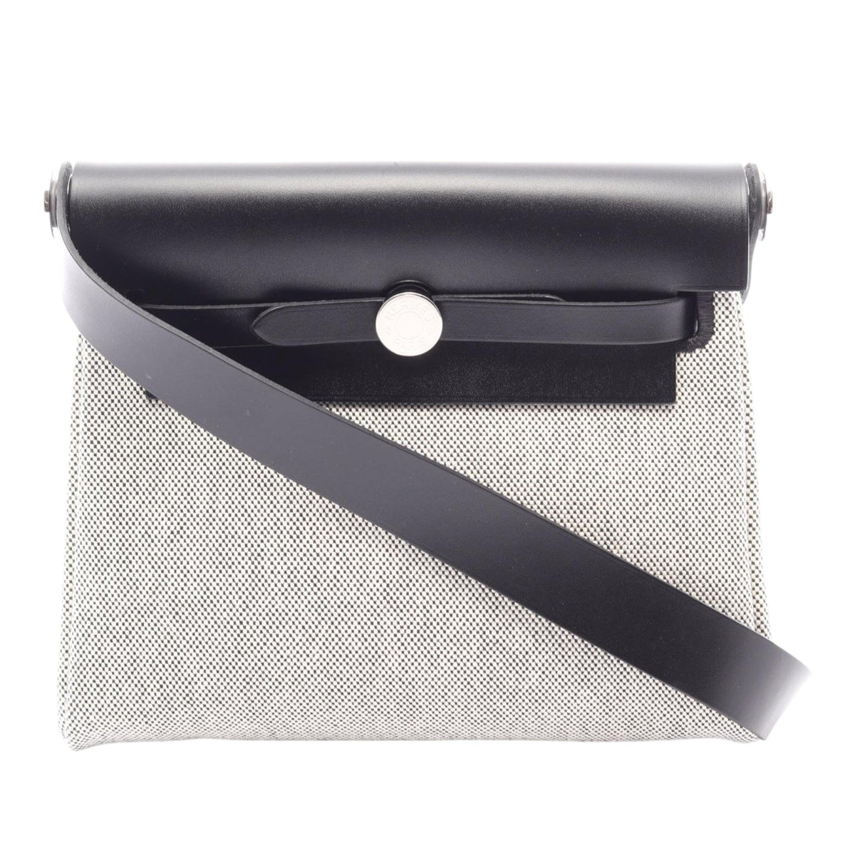 Hermès Military Toile and Vache Hunter Herbag Zip 20
