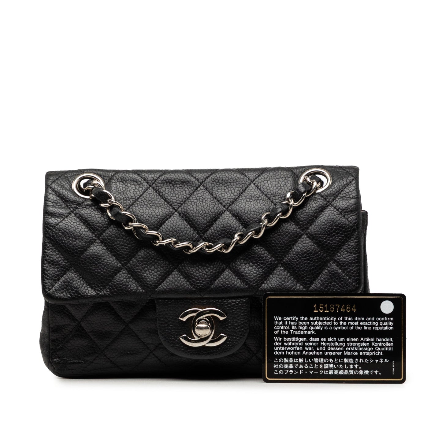 Chanel Mini Rectangular Classic Caviar Single Flap