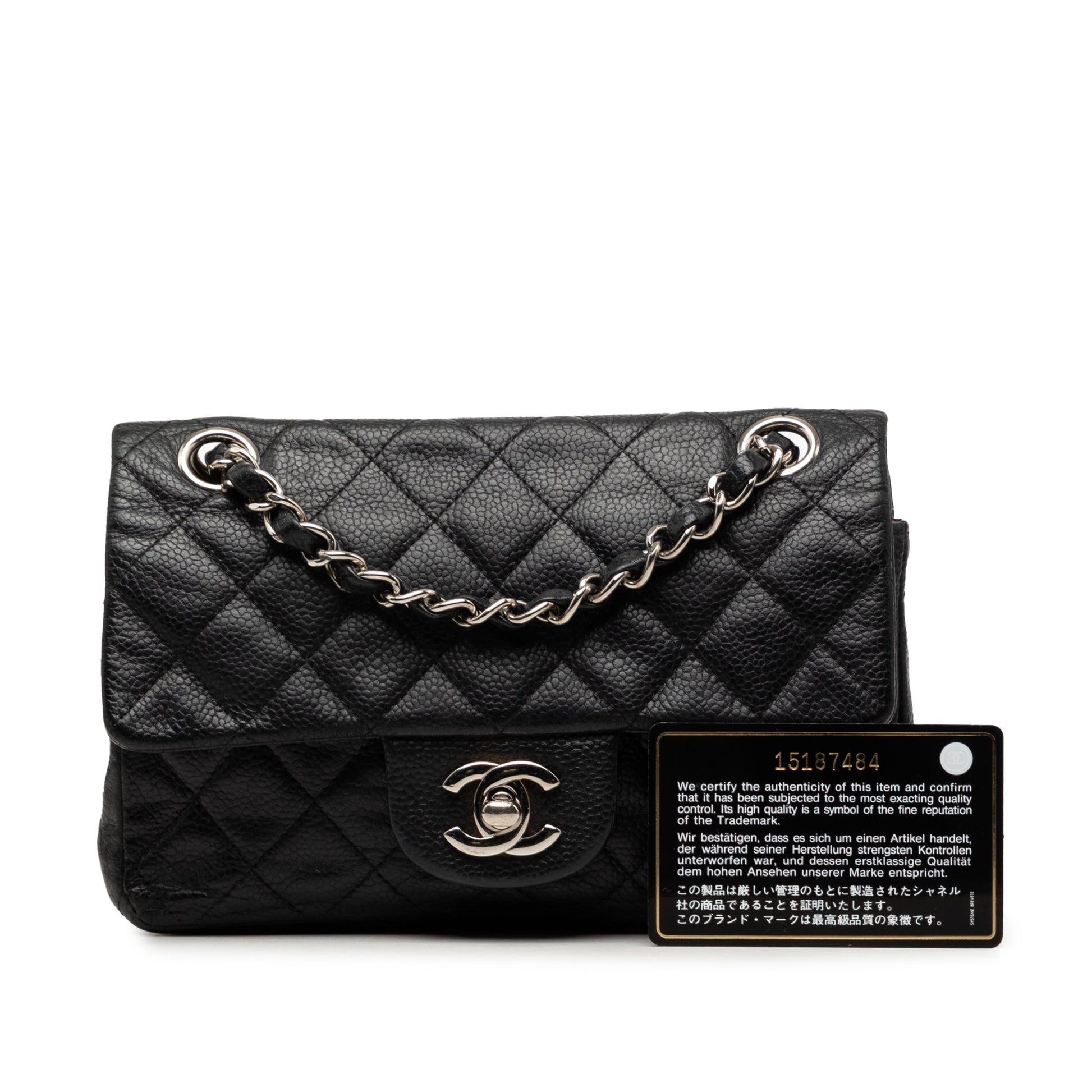 Chanel Mini Rectangular Classic Caviar Single Flap