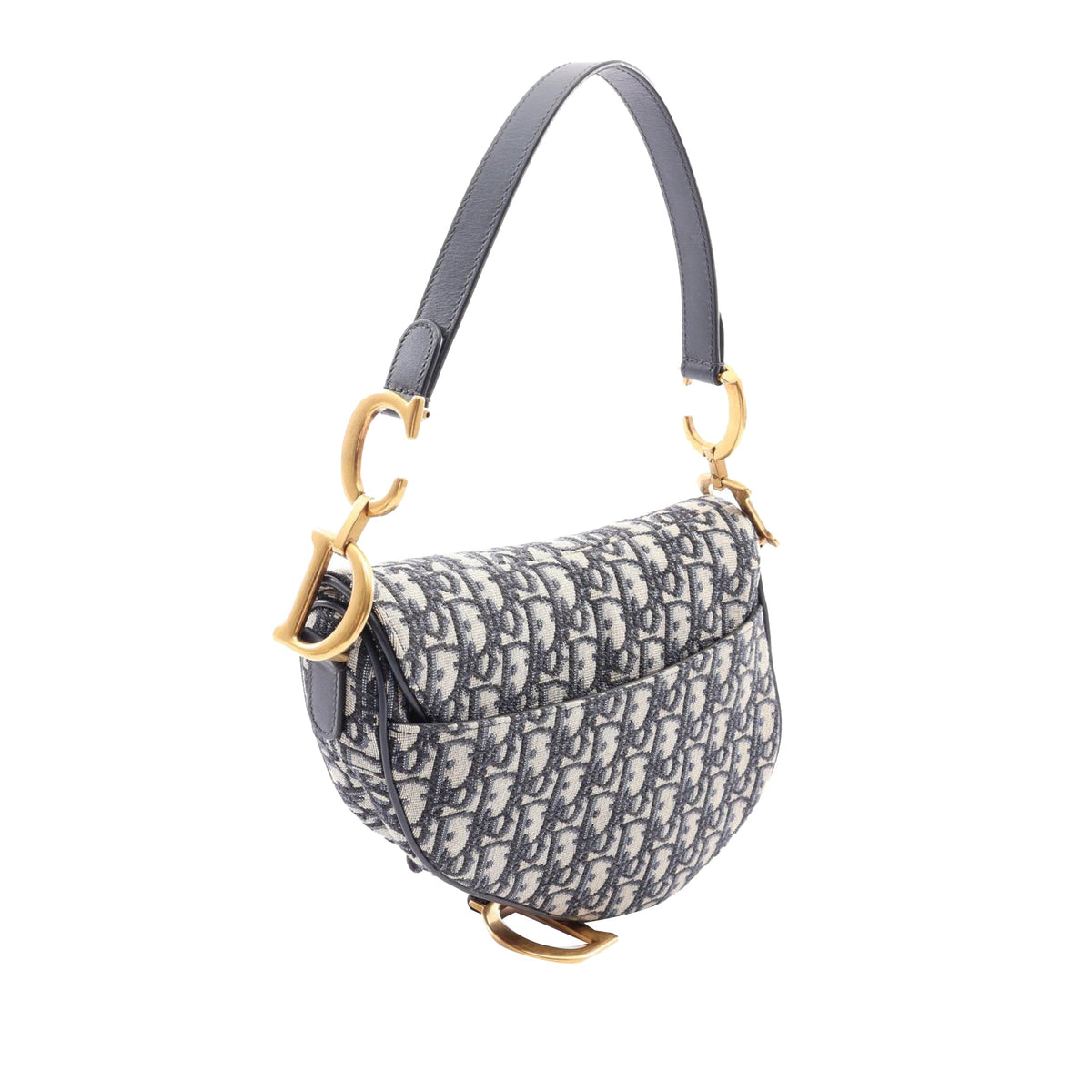 Dior Oblique Canvas Saddle Bag