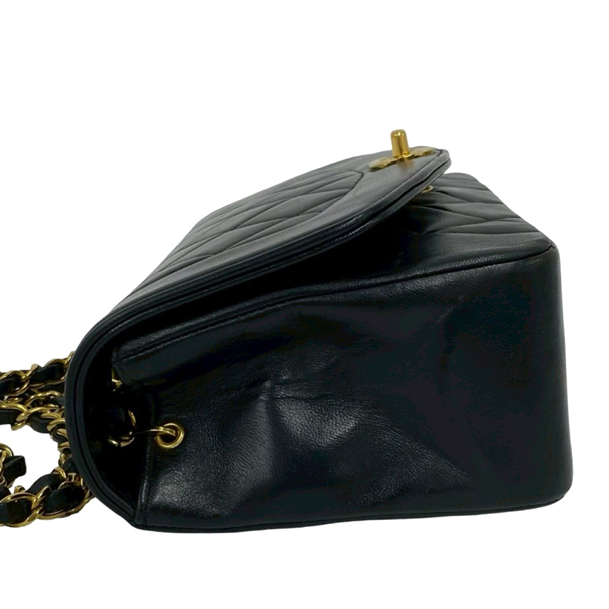 Chanel Small Quilted Lambskin Diana Single Flap