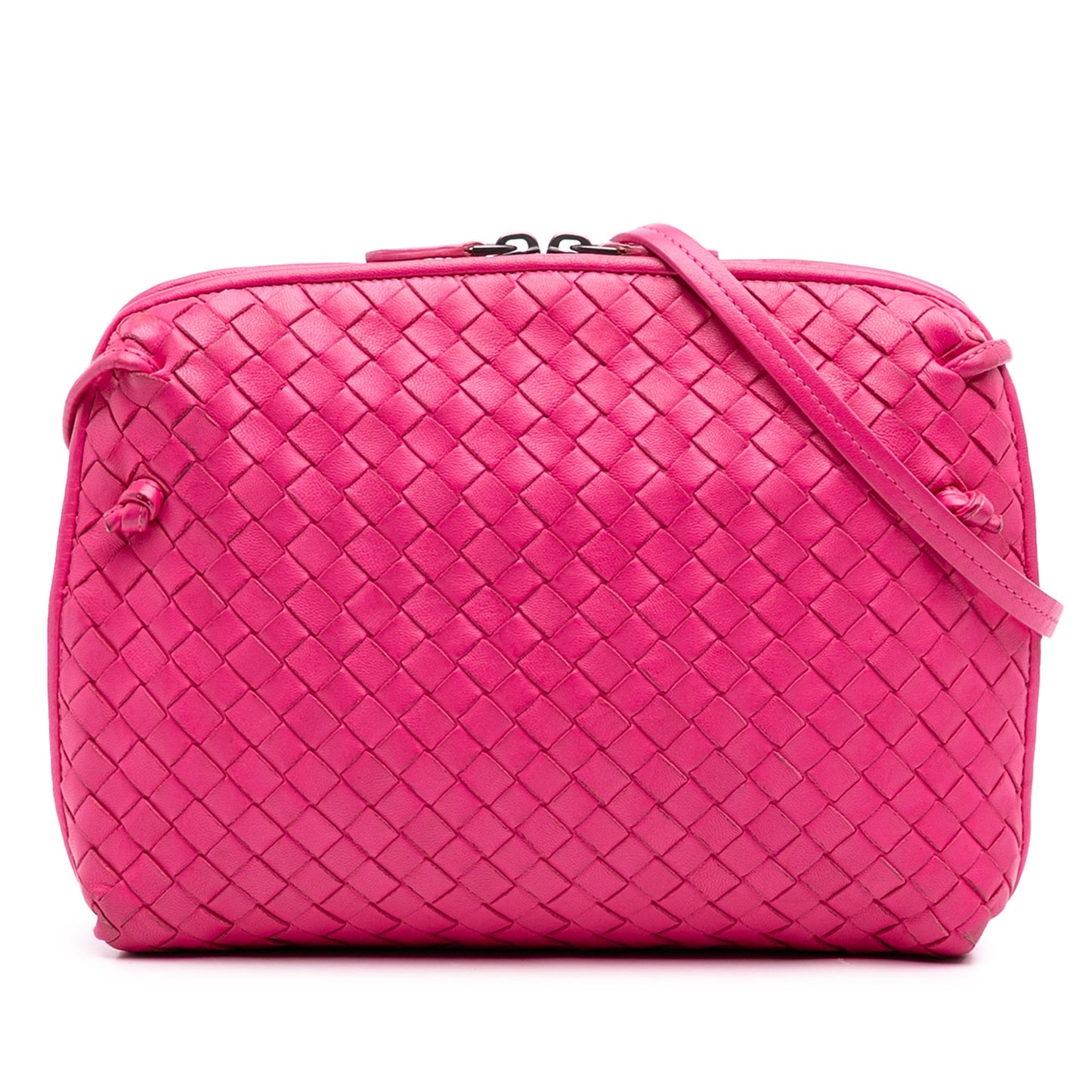 Bottega Veneta Nappa Intrecciato Nodini Crossbody
