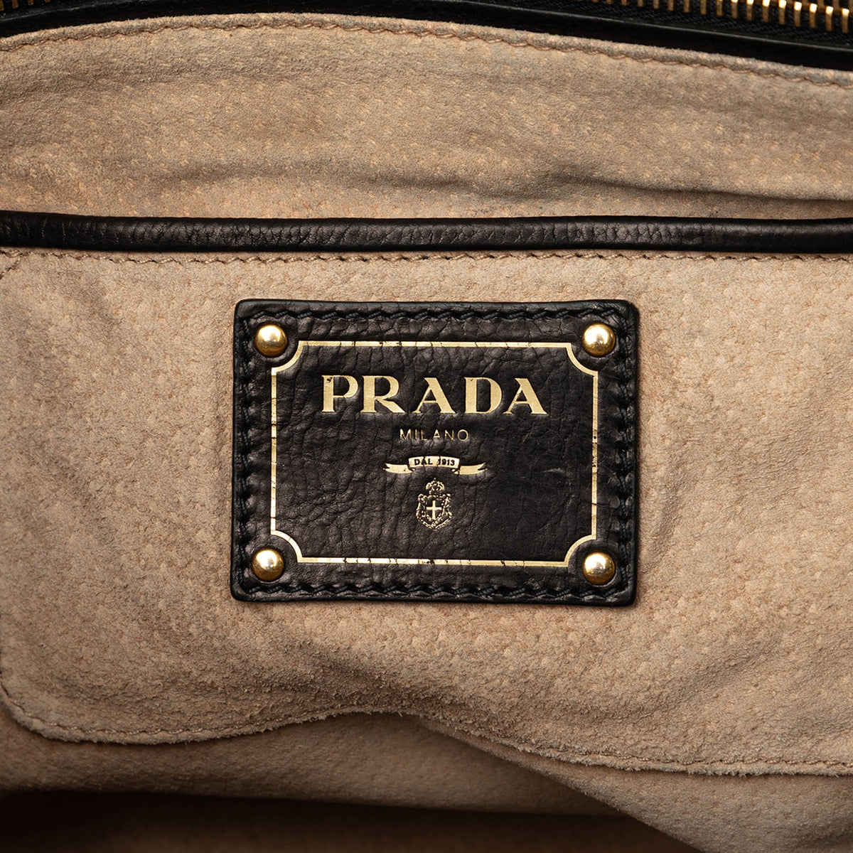 Prada Glace Calf Open Convertible Tote
