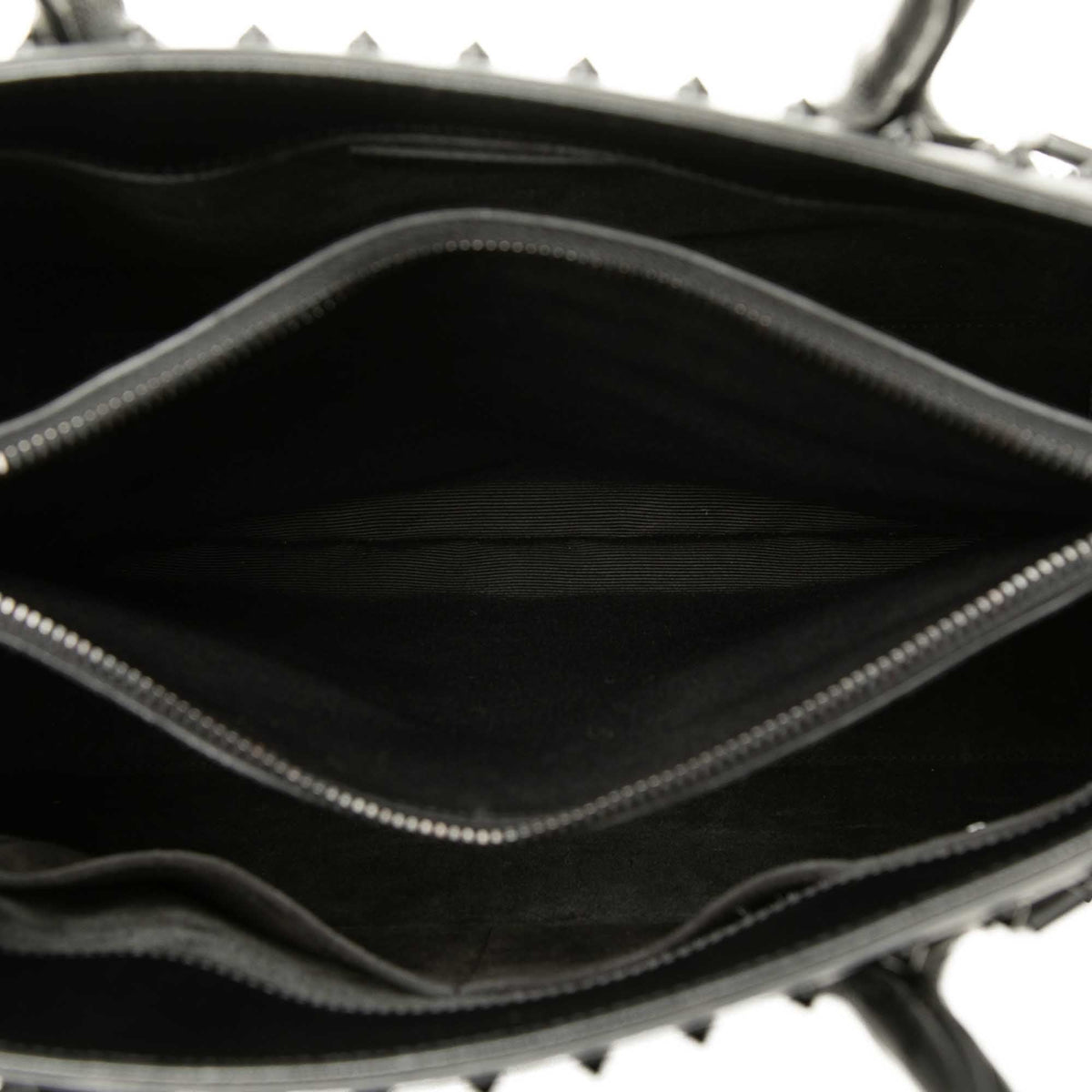 Saint Laurent Small Studded Leather Sac De Jour Satchel