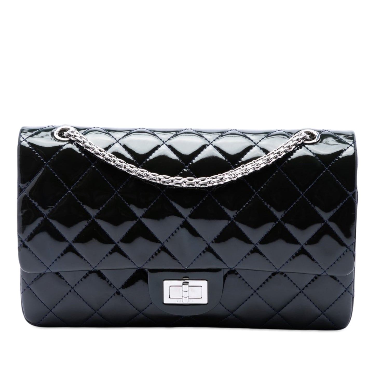 Chanel Quilted Patent Reissue 2.55 Double Flap 227