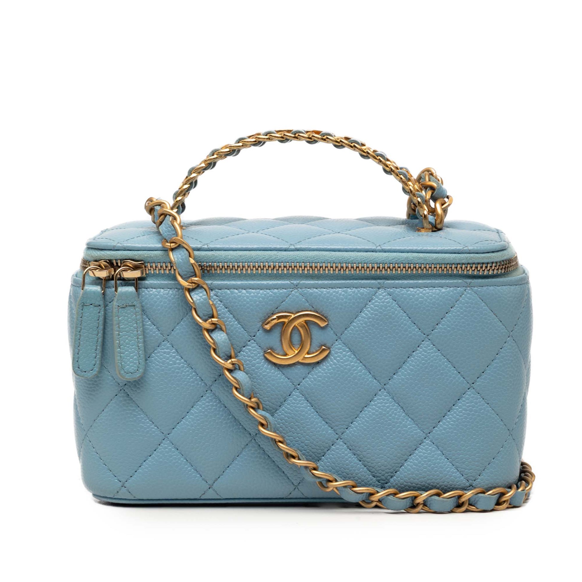 Chanel Caviar Pick Me Up Vanity Case