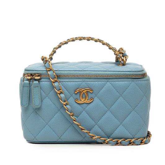 Chanel Caviar Pick Me Up Vanity Case