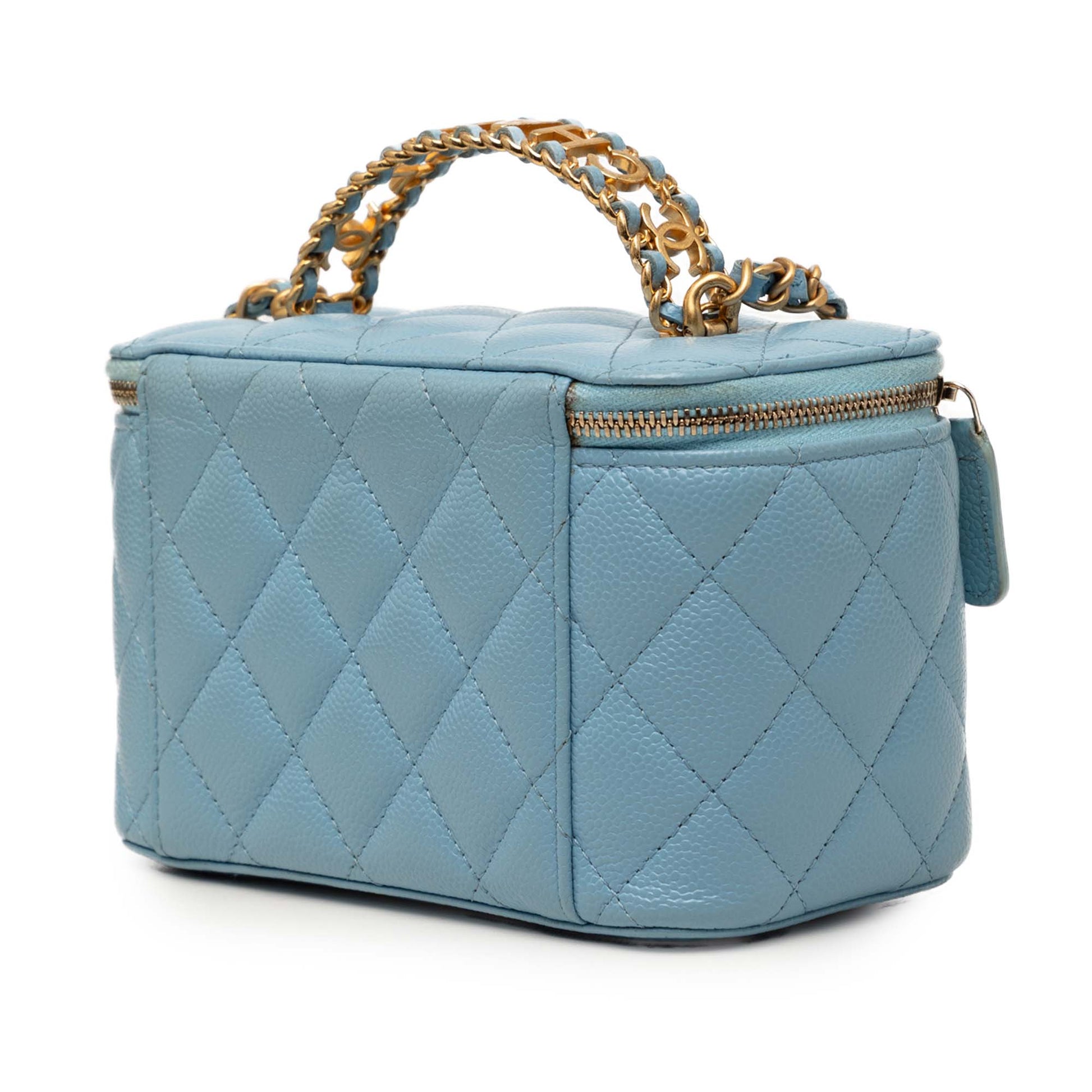 Chanel Caviar Pick Me Up Vanity Case