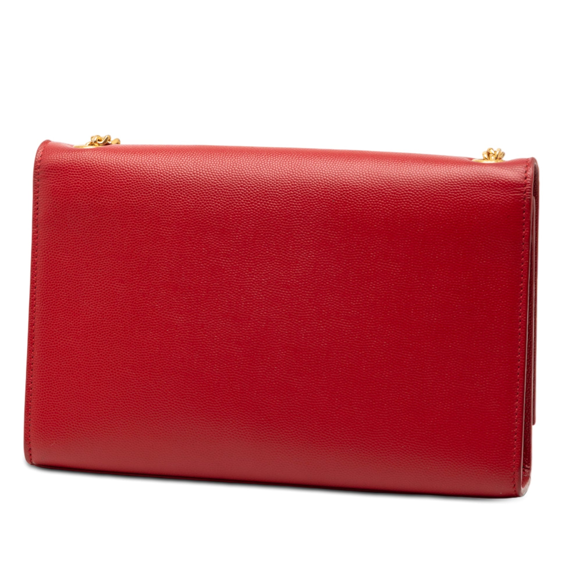 Saint Laurent Medium Grain De Poudre Monogram Kate Crossbody