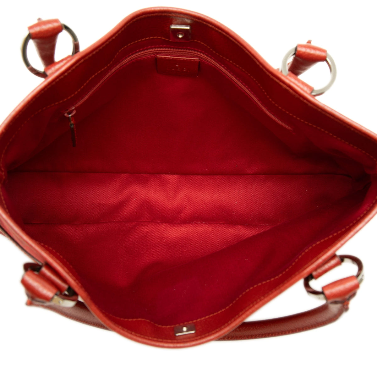 Gucci GG Canvas Tote — Red