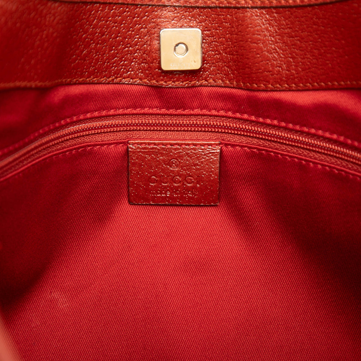 Gucci GG Canvas Tote — Red