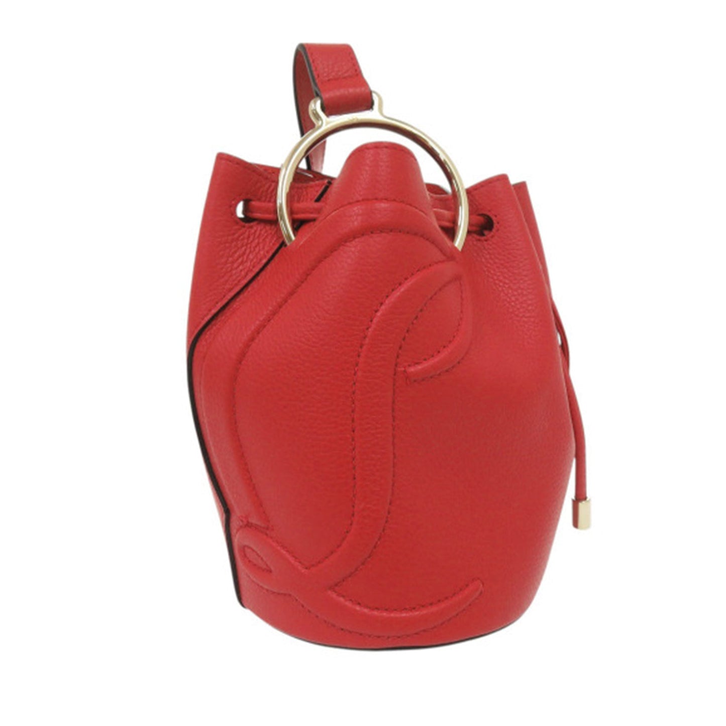 Christian Louboutin Leather By My Side Bucket Bag