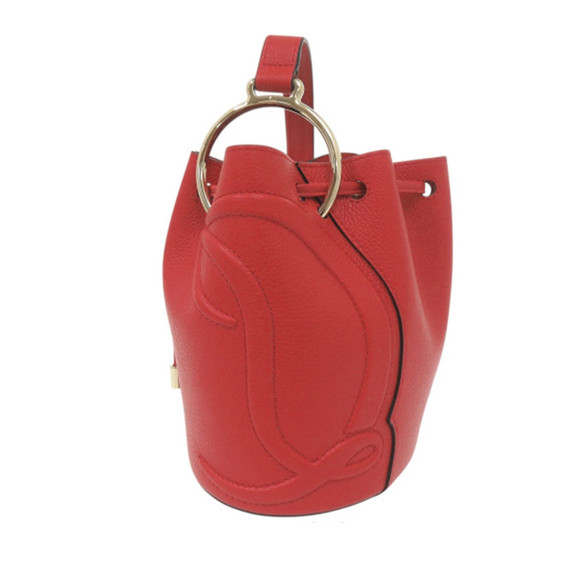 Christian Louboutin Leather By My Side Bucket Bag