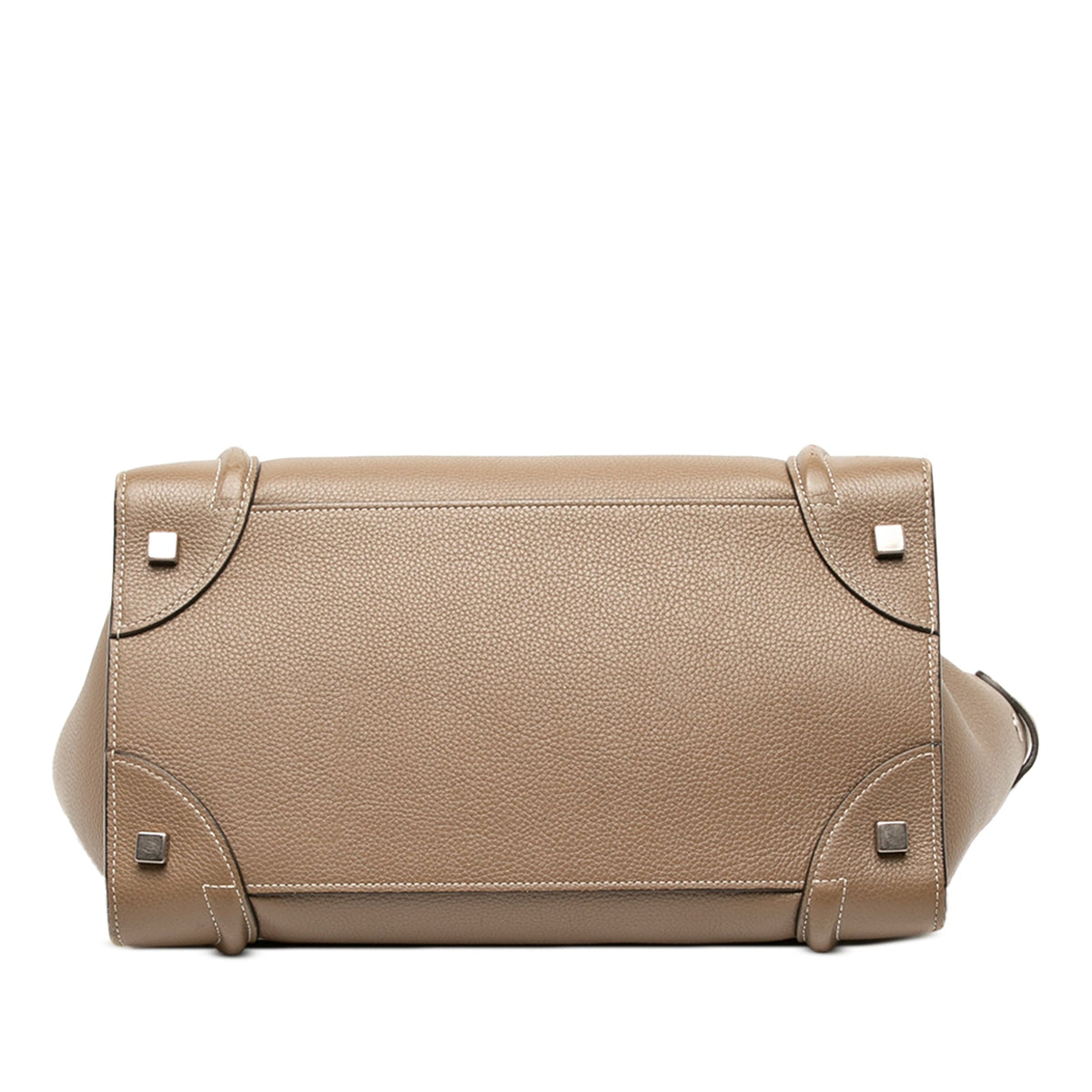 Celine Mini Calfskin Luggage Tote — Brown