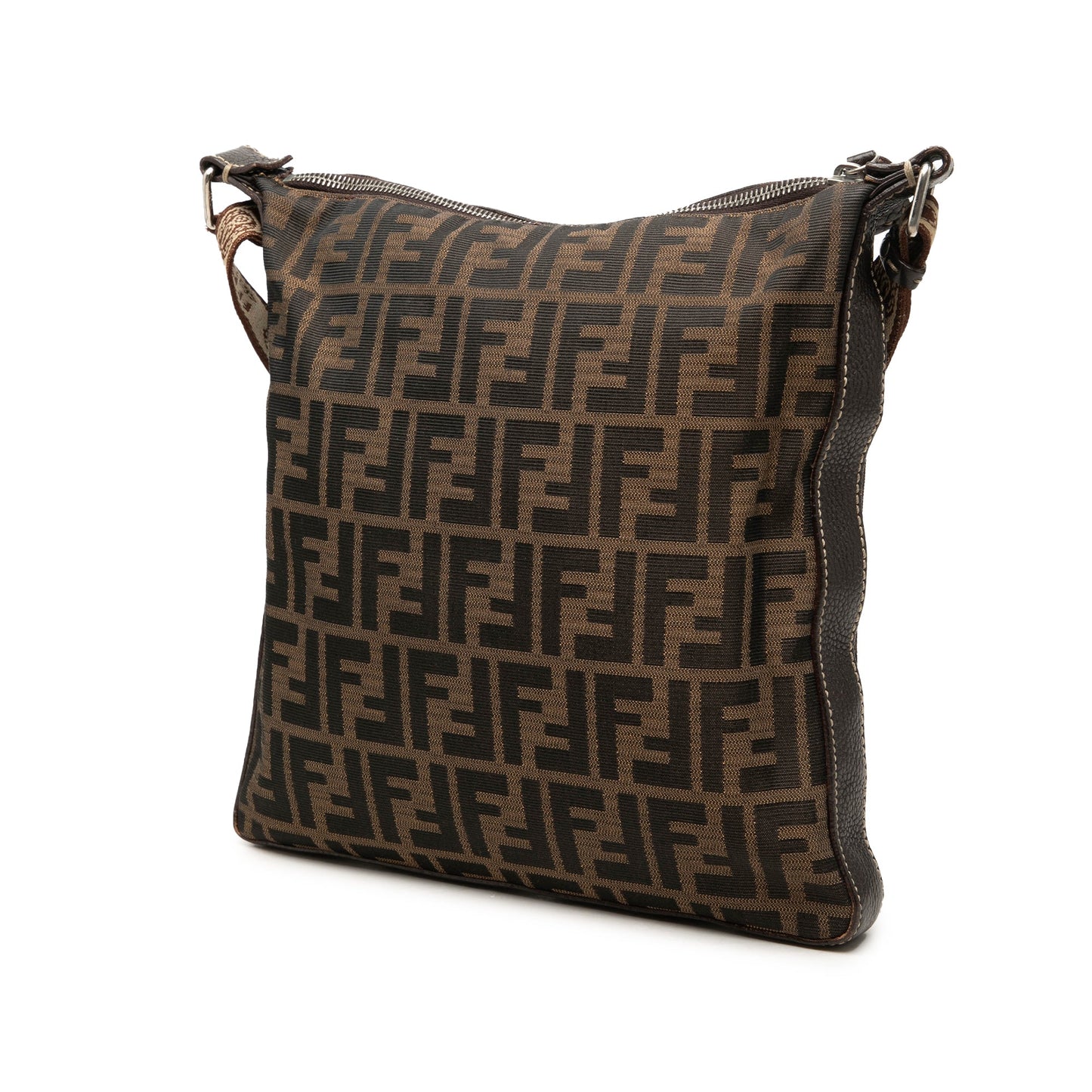 Fendi Zucca Canvas Selleria Crossbody