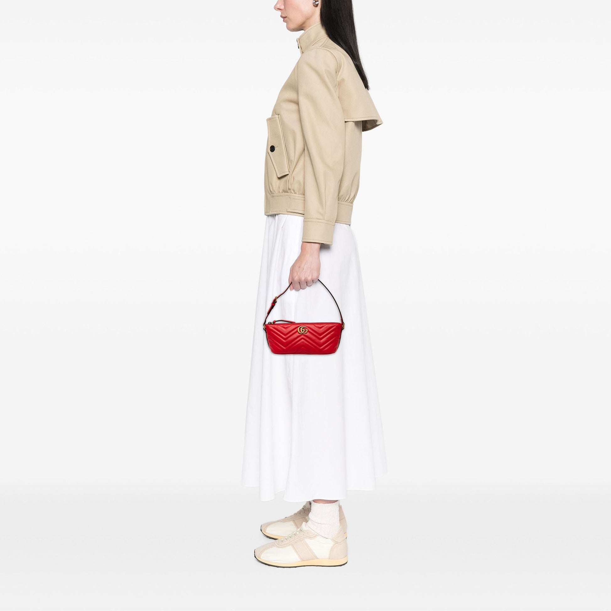 Gucci GG Marmont Matelasse Calfskin Shoulder Bag
