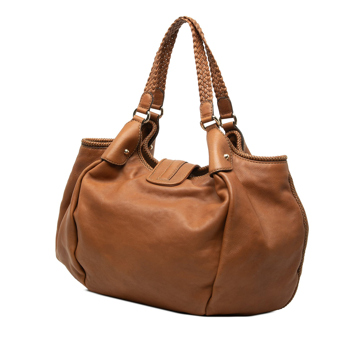 Gucci Calfskin Marrakech Tote — Brown
