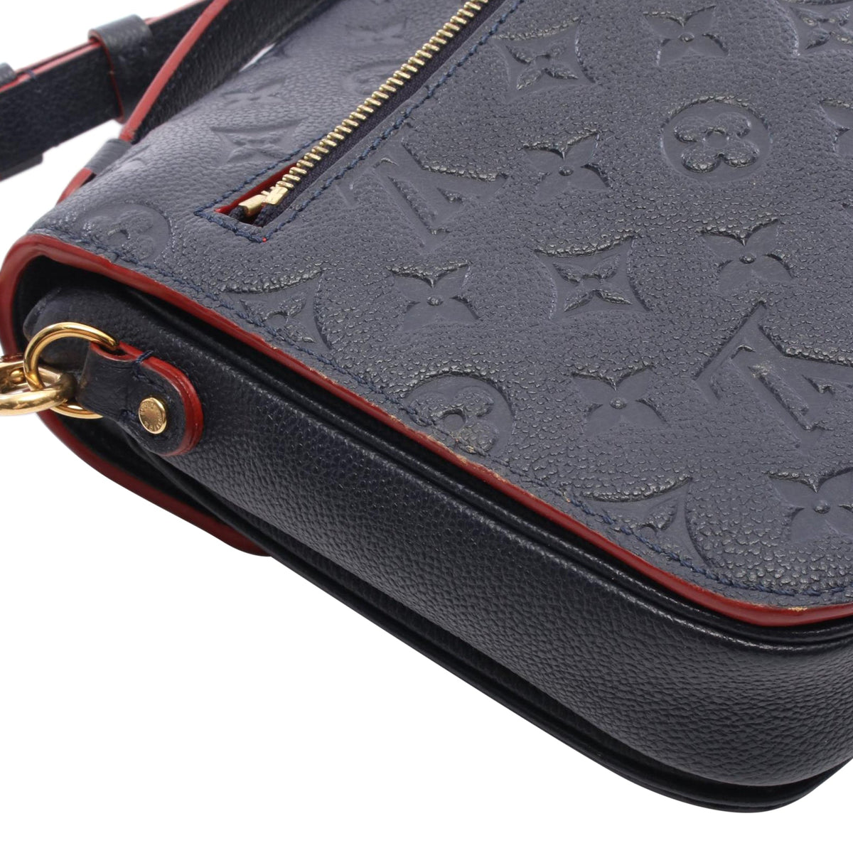 Louis Vuitton Monogram Empreinte Pochette Metis — Blue