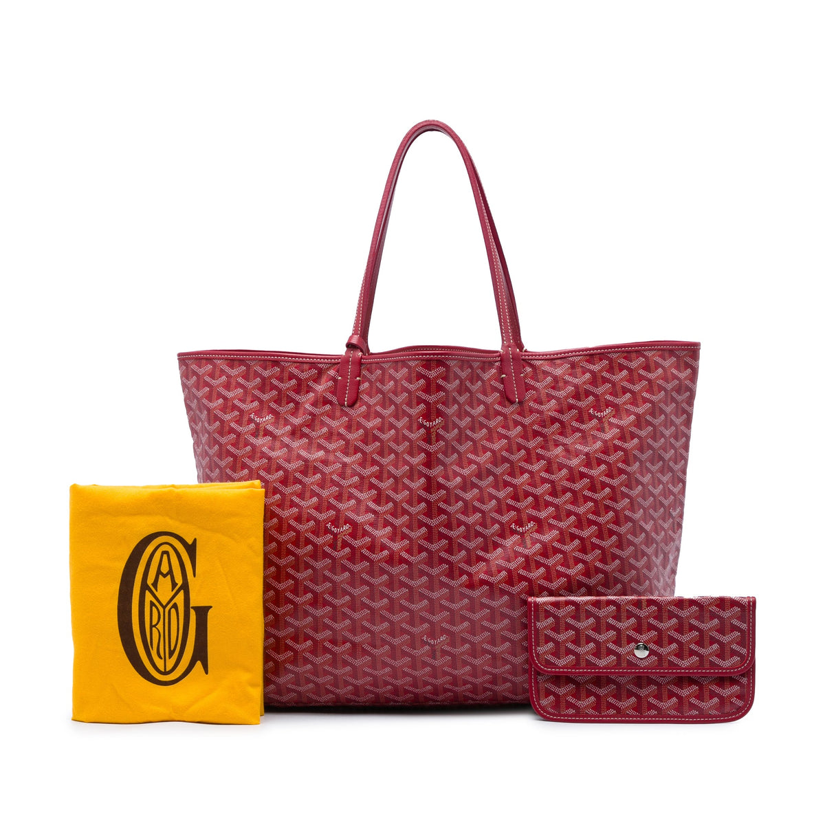 Goyard Goyardine Saint Louis GM — Red