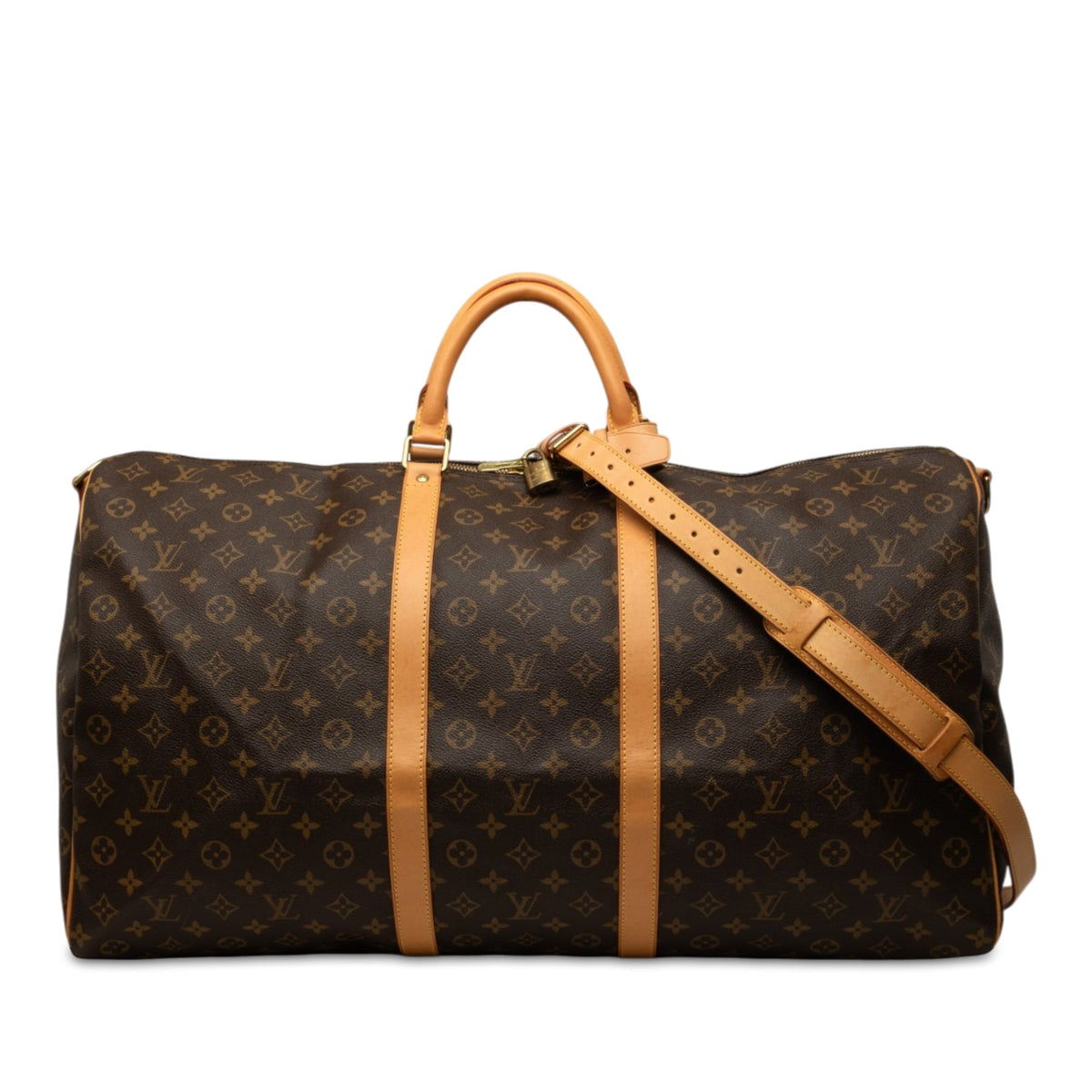 Louis Vuitton Monogram Keepall Bandouliere 60 — Brown