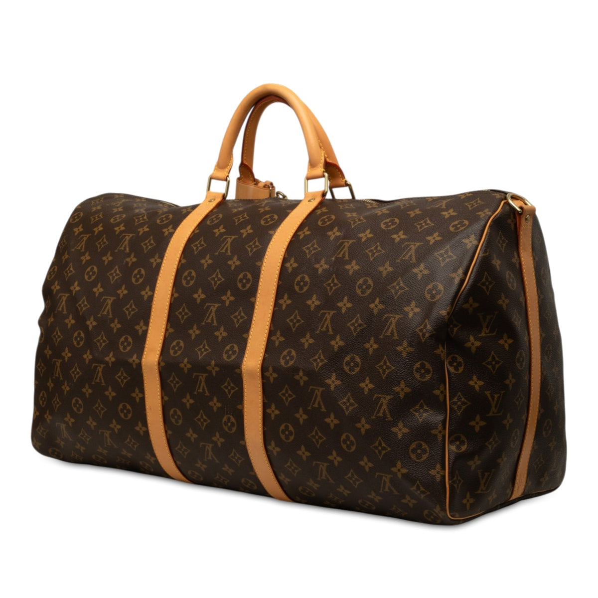 Louis Vuitton Monogram Keepall Bandouliere 60 — Brown