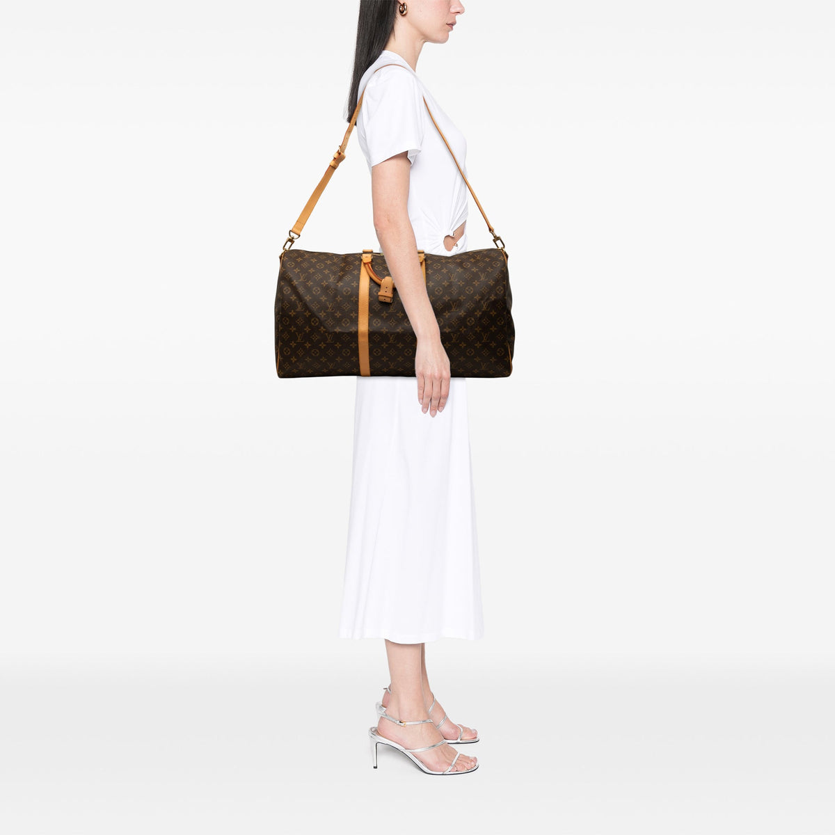 Louis Vuitton Monogram Keepall Bandouliere 60 — Brown