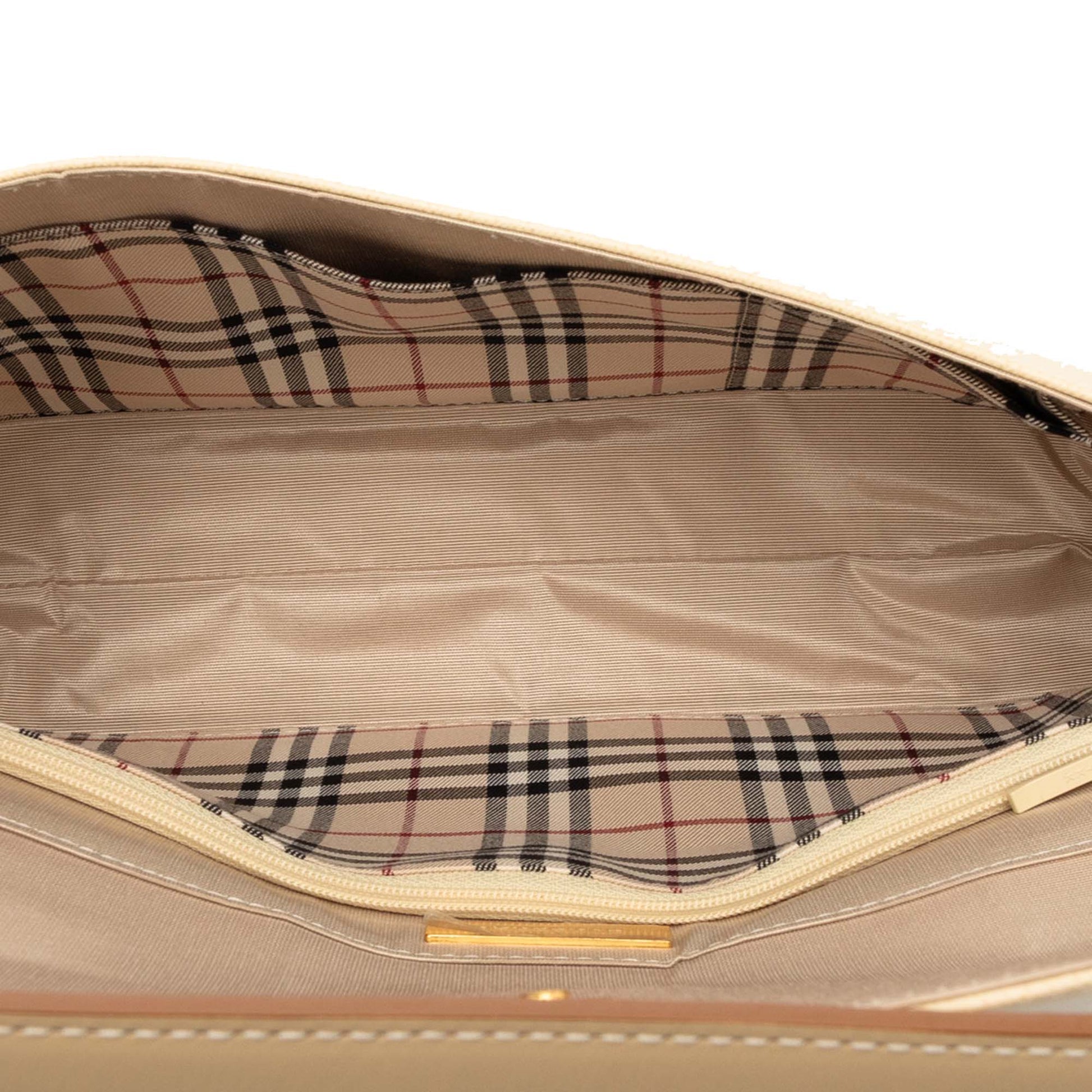 Burberry Leather Flap Shoulder Bag