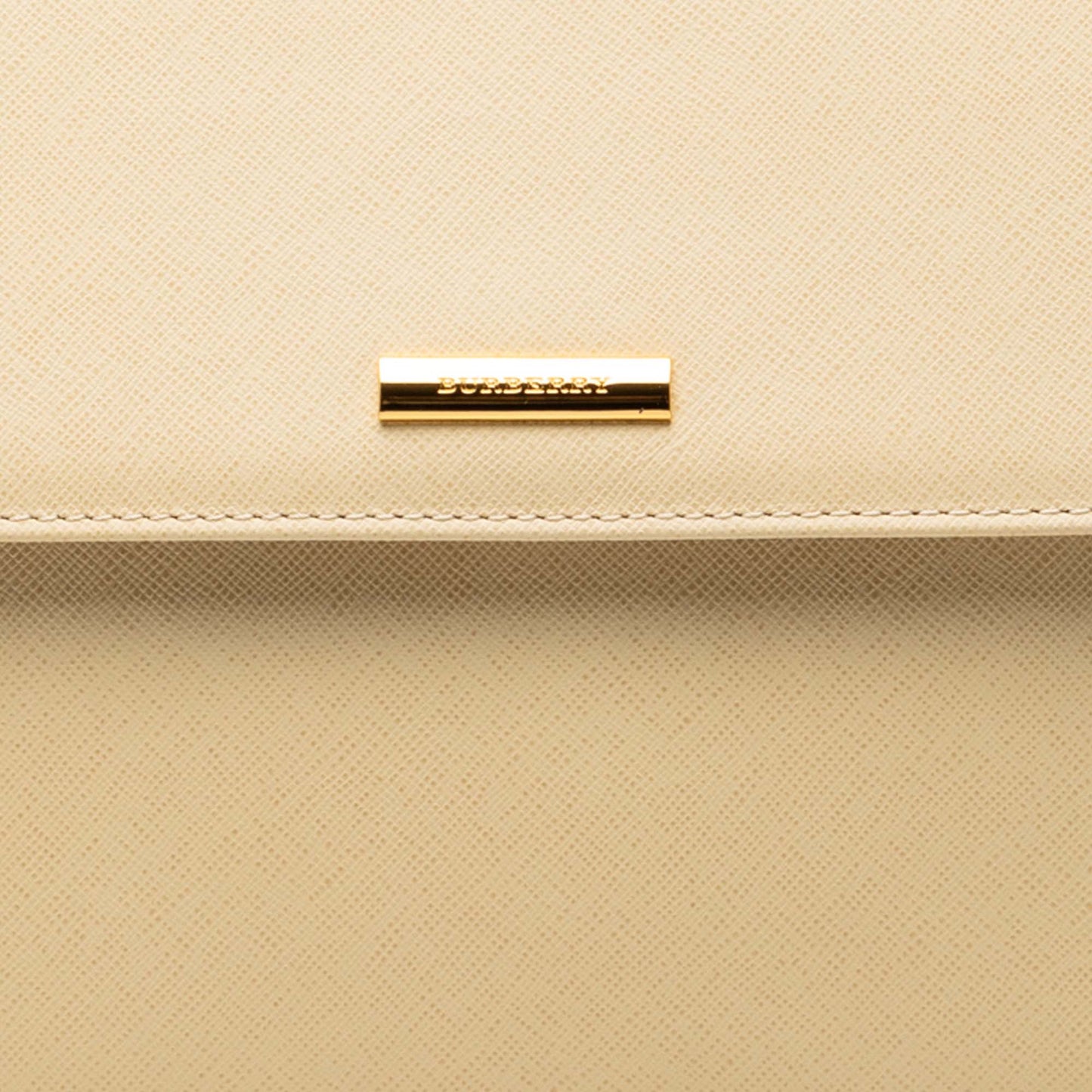Burberry Leather Flap Shoulder Bag