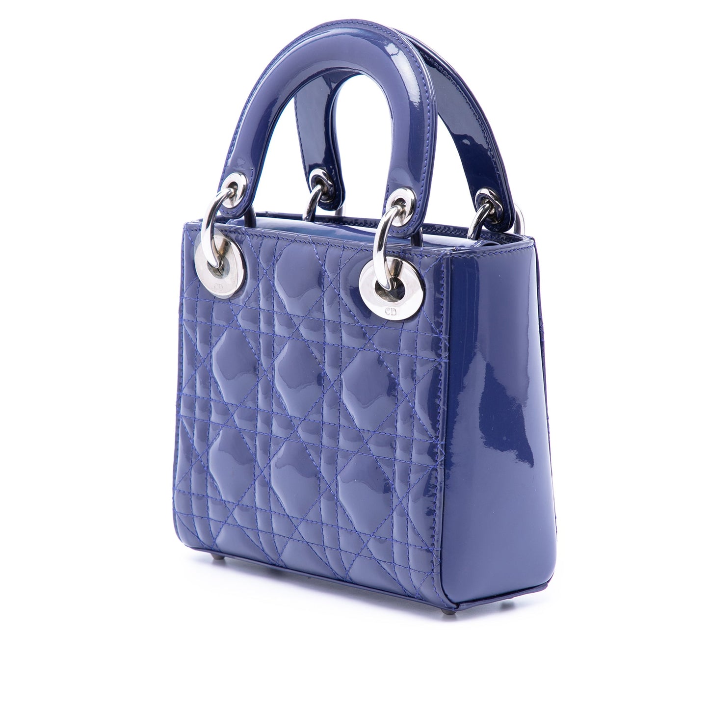 Dior Mini Patent Cannage Lady Dior