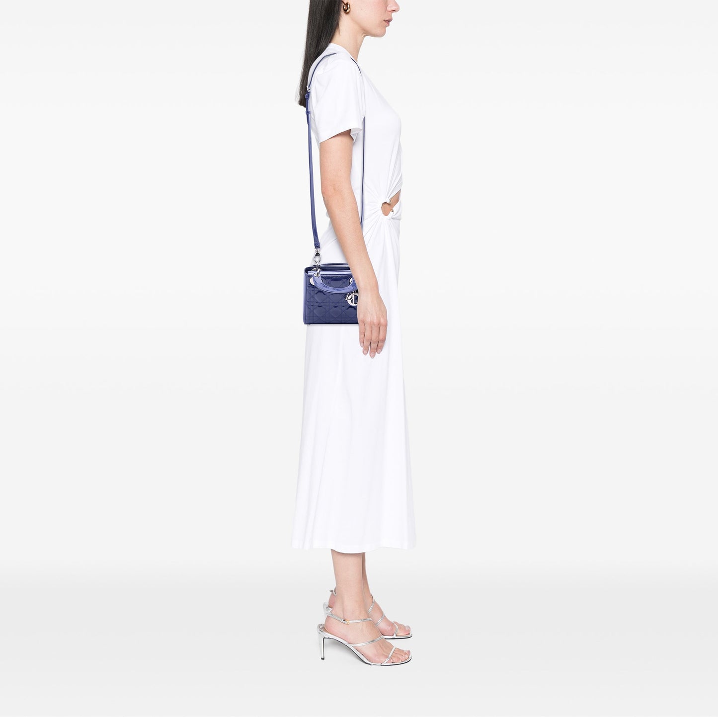 Dior Mini Patent Cannage Lady Dior