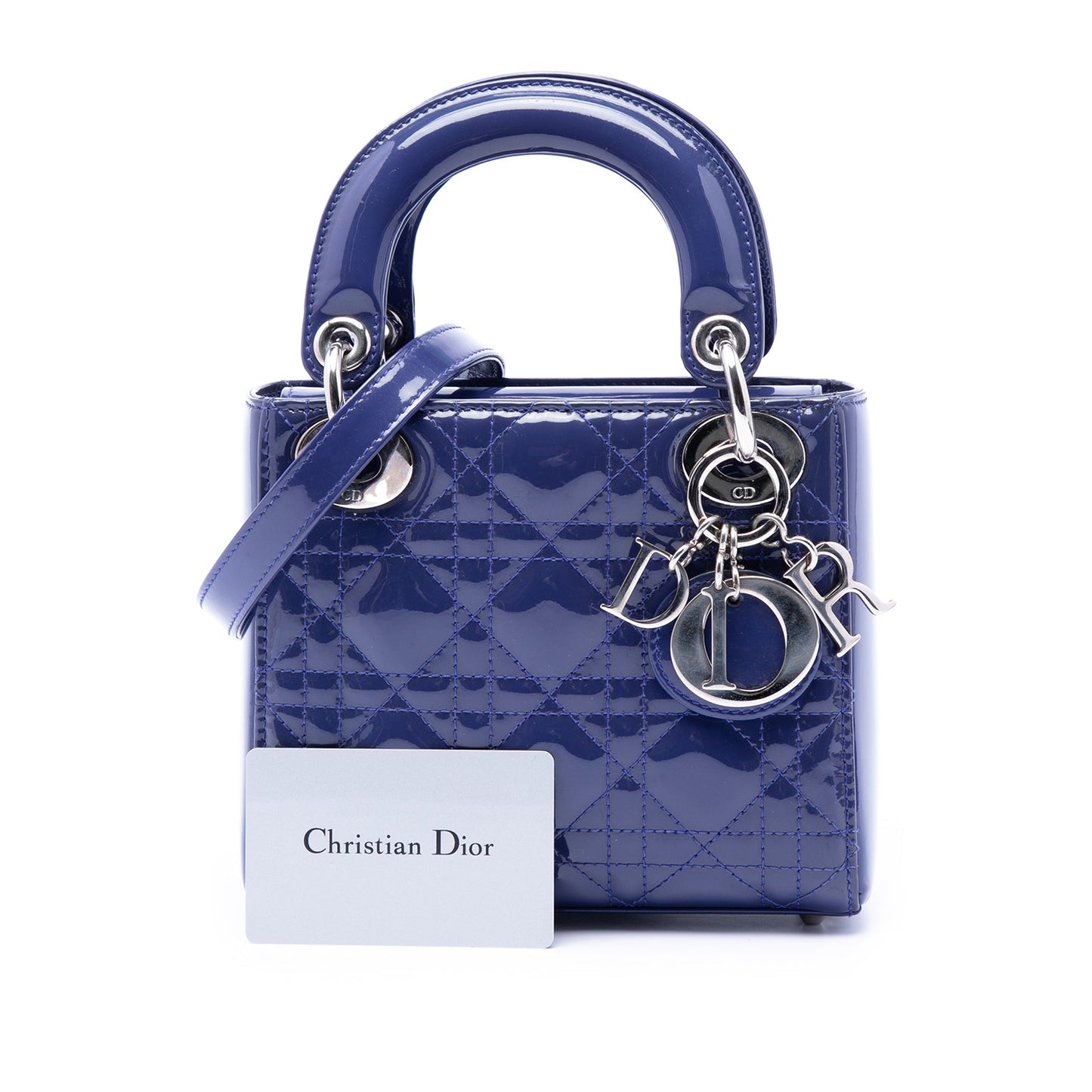 Dior Mini Patent Cannage Lady Dior