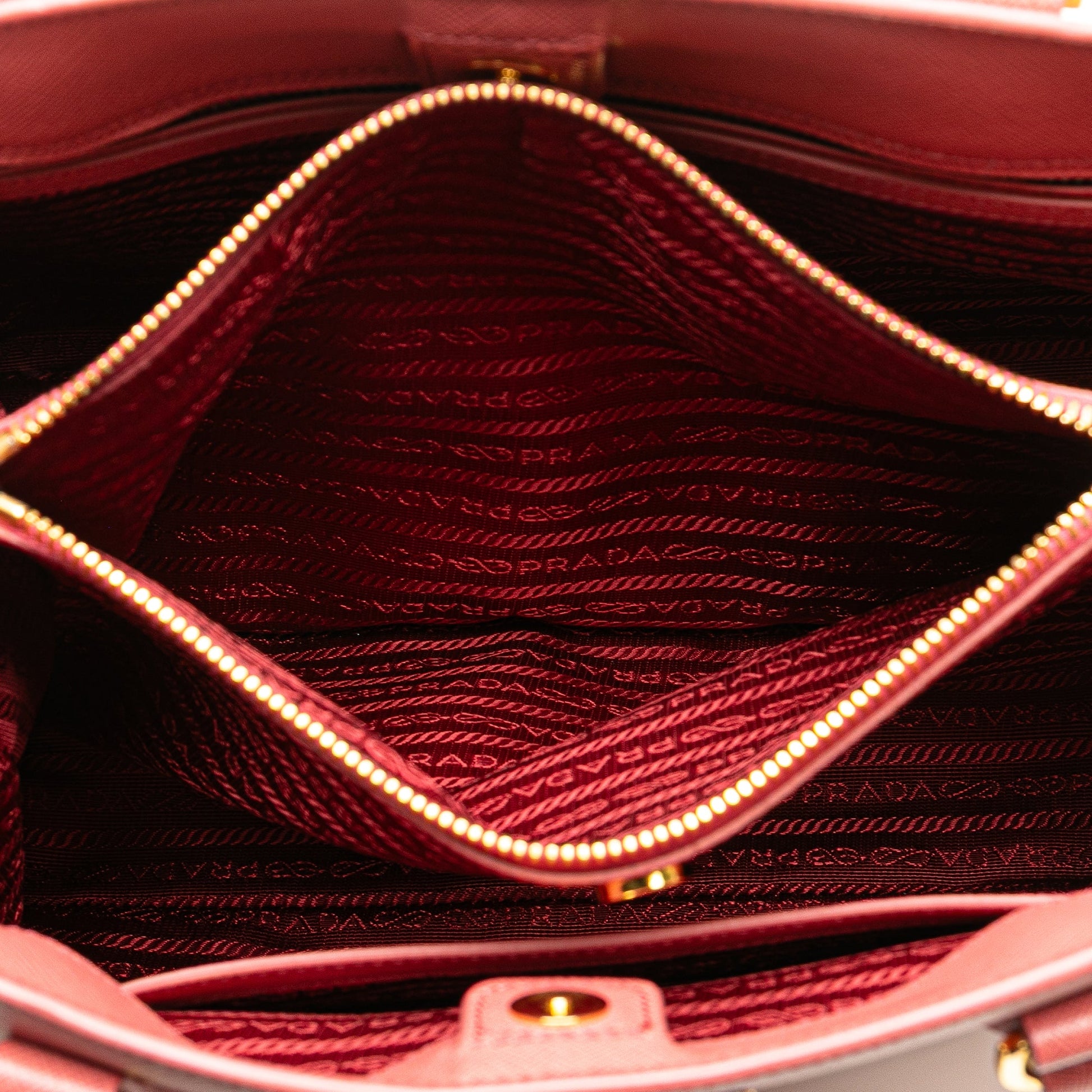 Prada Medium Saffiano Lux Galleria Satchel