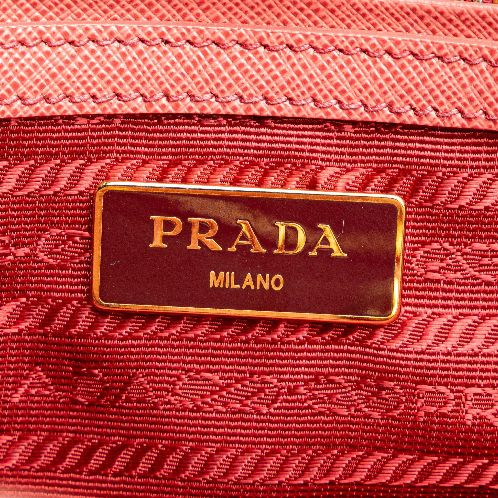 Prada Medium Saffiano Lux Galleria Satchel