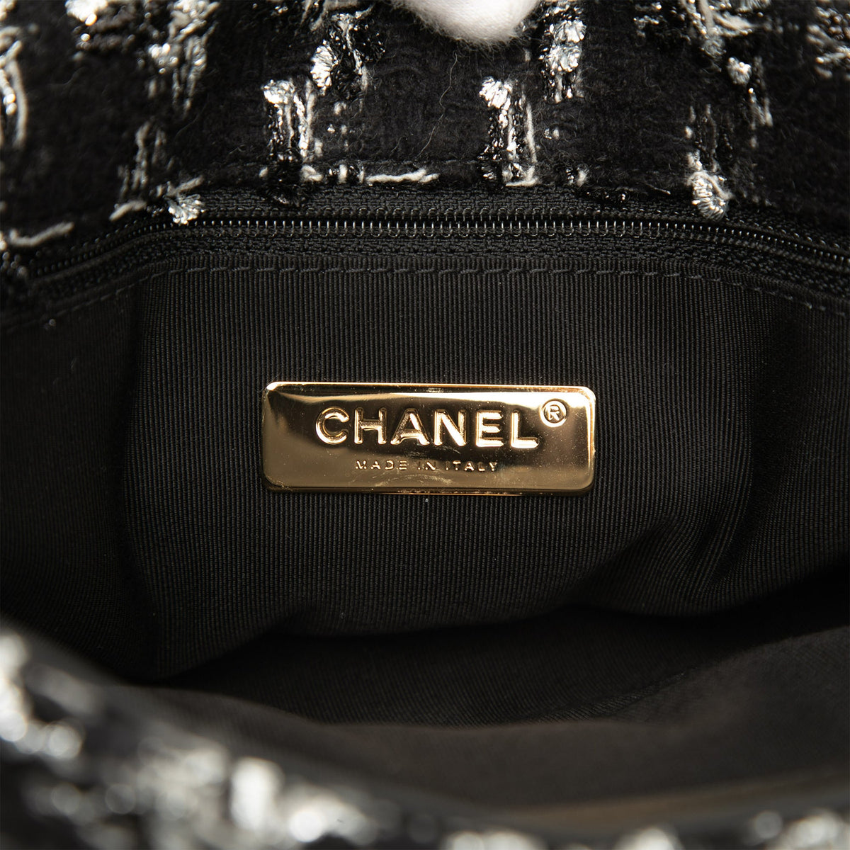 Chanel Large Tweed 19 Flap