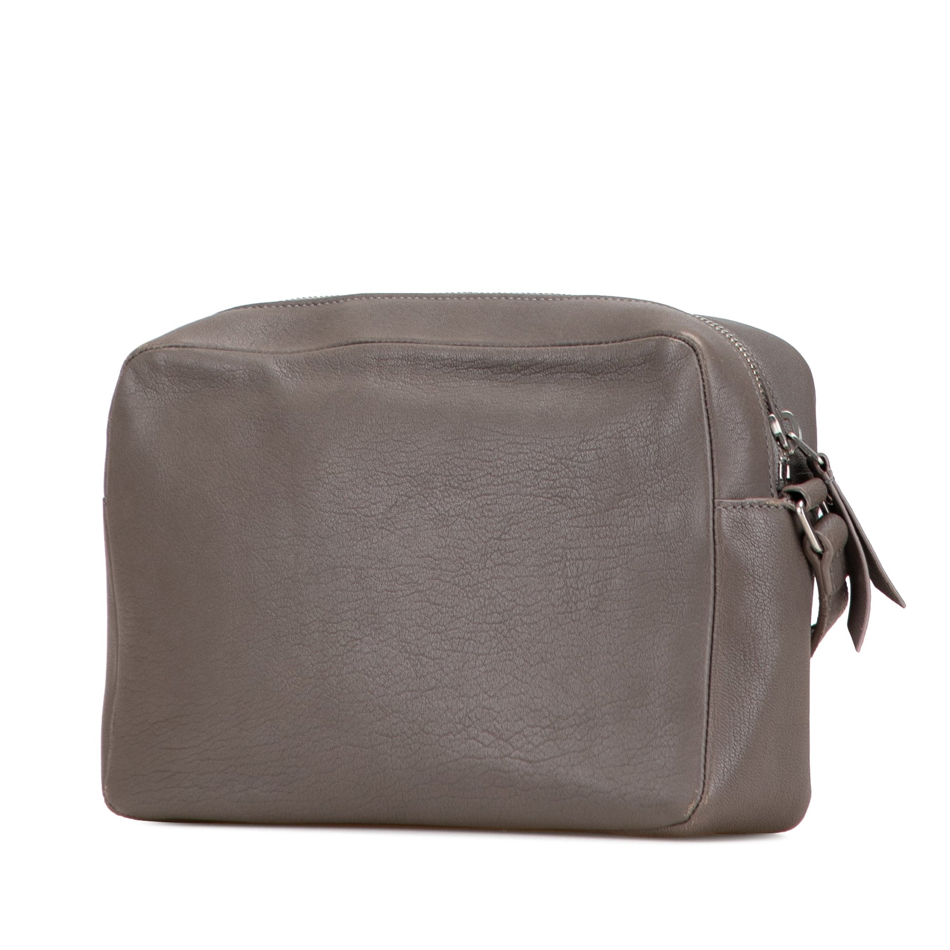 Saint Laurent Small Lambskin Monogram Lou Camera Bag