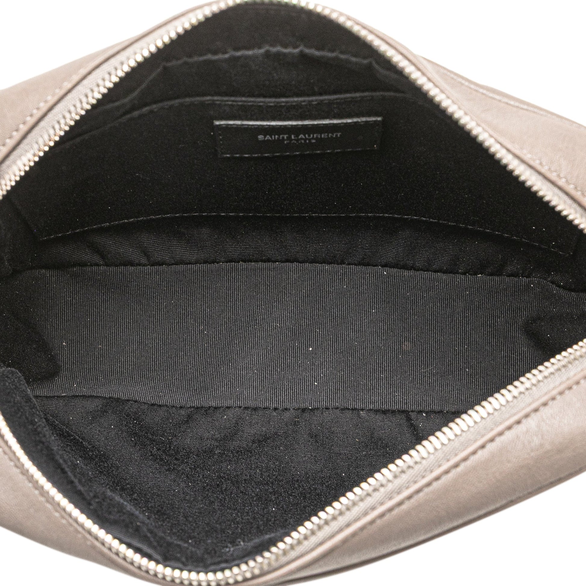 Saint Laurent Small Lambskin Monogram Lou Camera Bag