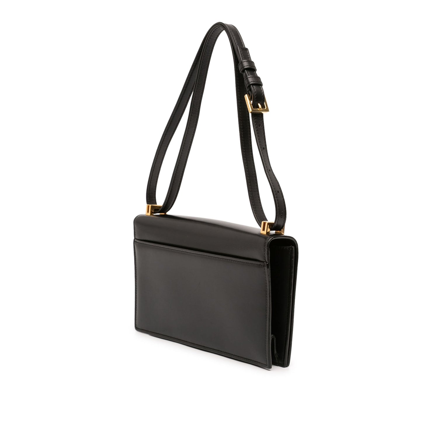 Saint Laurent Medium Smooth Calfskin Domino Shoulder Bag