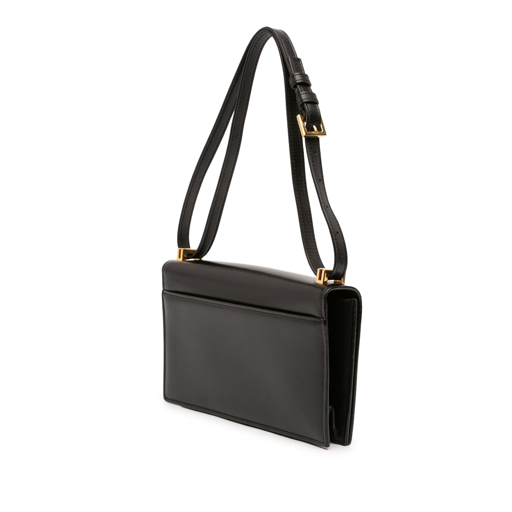 Saint Laurent Medium Smooth Calfskin Domino Shoulder Bag
