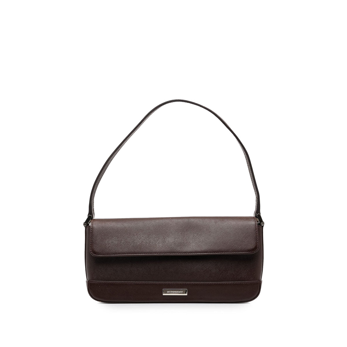 Burberry Leather Flap Shoulder Bag